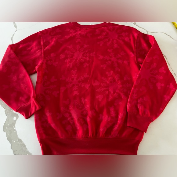 Disney Holiday Mickey Mouse Women's Juniors Size Small Graphic Fleece Sweatshirt - Picture 7 of 11
